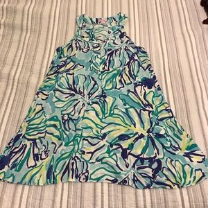 Lilly Pulitzer Achille dress in pool blue Sz S